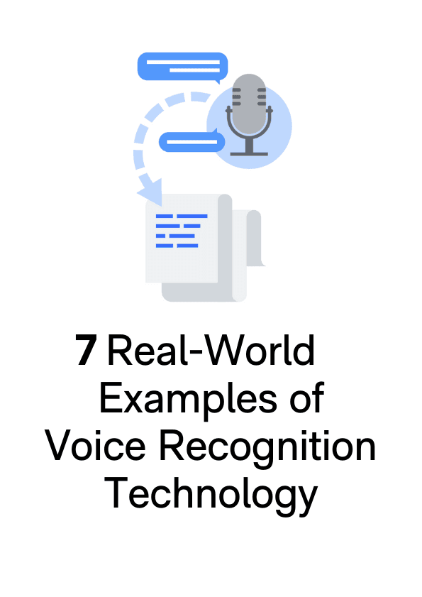 examples of speech recognition technology